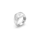 Anello martellato chevalier