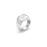 Anello martellato chevalier