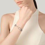 BRACCIALE CUORI E CATENA cm 22