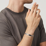 BRACCIALE GRUMETTA PIASTRINA cm 19