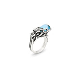 Anello goccia oceano