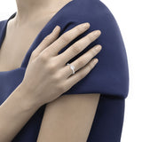 Anello solitario anniversary oro giallo ct. 0,24 F-VS mis 14