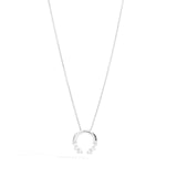 Pendente anniversary more bianco diamanti cuore ct. 0,47 F-VS gr.3,89
