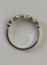 Anello tipo riviera multipietra ct.0,35 F-SI gr.2,3 mis. 15
