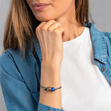 Agata Blu Scuro Rotonda