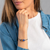 Agata Blu Scuro Rotonda