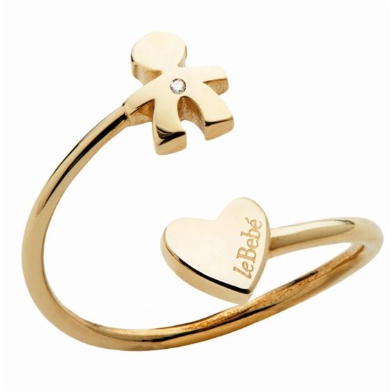 Anello Le Bebé Donna in Oro giallo Diamante
