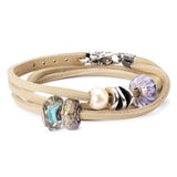 Bracciale Cuoio Beige 45CM