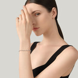 BRACCIALE CATENA CUORI cm 19