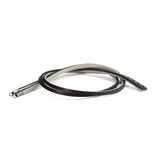 Bracciale in Cuoio, Nero/Grigio