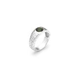Anello martellato diaspro