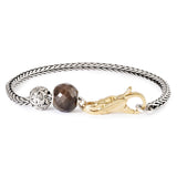 Bracciale Piuma di Fenice Dorata 19 cm