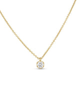 Pendente punto luce 6 punte oro giallo anniversary ct. 0,175 E-SI CM45