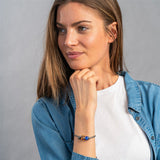 Agata Blu Scuro Rotonda