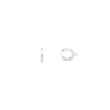 Orecchini huggie base charms