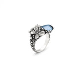 Anello goccia farfalle
