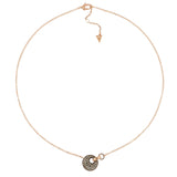 Collana Giove Oro Rosa e Pavé di Diamanti Brown