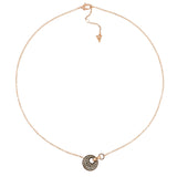 Collana Giove Oro Rosa e Pavé di Diamanti Brown