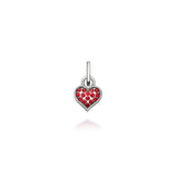Mini charm cuore crystal