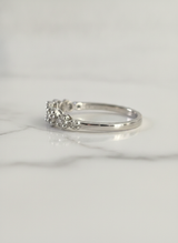 Anello tipo riviera multipietra ct.0,35 F-SI gr.2,3 mis. 15