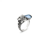 Anello goccia farfalle