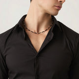 COLLANA ONICE E DADINI cm 50