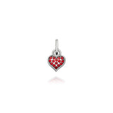 Mini charm cuore crystal