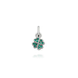 Mini charm quadrifoglio crystal