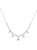 Girocollo oro bianco multipendente ct. 0,76 g si gr. 3,1 370-XN6548