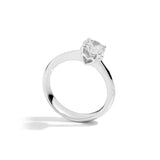 Anello solitario anniversary ct. 0,16 F-SI mis 13