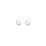 Orecchini huggie base charms piccoli