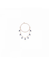 ORECCHINO CERCHIO 18KT ZAFFIRI