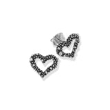 Orecchini Cuore Perlage