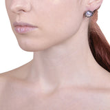 Orecchini Bottone Anemone