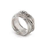 Filodellavita Classic 13 fili in Argento 925 e Diamanti Black