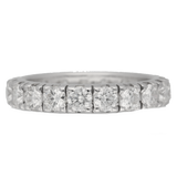 Anello girodito in oro bianco e diamanti bianchi Ct. 2,66