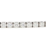 Bracciale tennis in oro bianco e diamanti ct. 2,5 F-SI