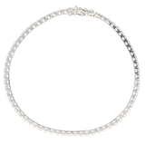 Bracciale tennis in oro bianco e diamanti ct. 2,5 F-SI