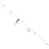 Bracciale in oro bianco cavalluccio marino