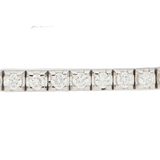 Bracciale tennis in oro bianco e diamanti ct. 2,5 F-SI