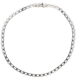 Bracciale tennis in oro bianco e diamanti ct. 2,5 F-SI