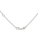 Pendente contorno classico con rubino e diamanti