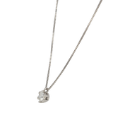 Pendente puntoluce a griffe diamante taglio hexagon CT. 0,32