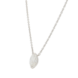 Pendente puntoluce diamante taglio navette Ct. 0,84