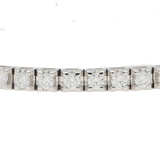 Bracciale tennis in oro bianco e diamanti ct. 2,00 F-SI