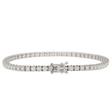 Bracciale tennis in oro bianco e diamanti ct. 2,00 F-SI
