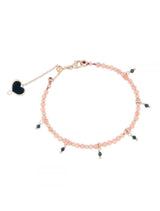 BRACCIALE RODOCROSITE E SPINELLI