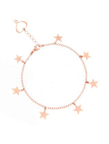 BRACCIALE DI CATENA CON SETTE STELLE
