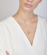 Annamaria Cammilli Pendente Calla in oro arancio apricot GPE0197J