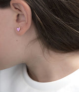 Orecchini Fortuna oro giallo cuore e tartaruga